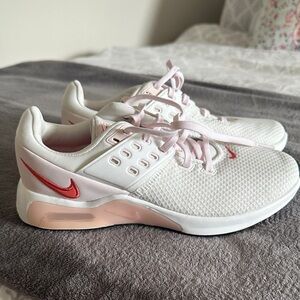 Nike Women's White and Pink Sneakers